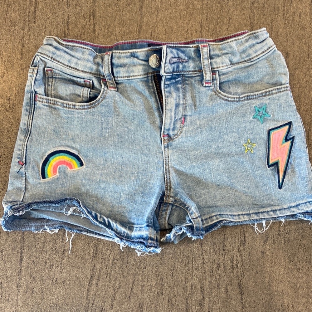 Gap girls patchwork denim Sz 12